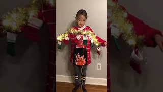 Virginia Girl Makes The Nice List With Her Elaborate Christmas Sweater
