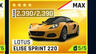 My 10th maxxed car - Lotus ELISE SPRINT 220 | Asphalt 9: Legends screenshot 4