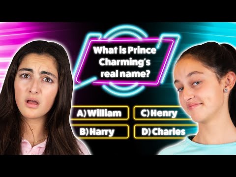 Who knows their Princesses Better Challenge? Sis vs Sis -Elena and Clara