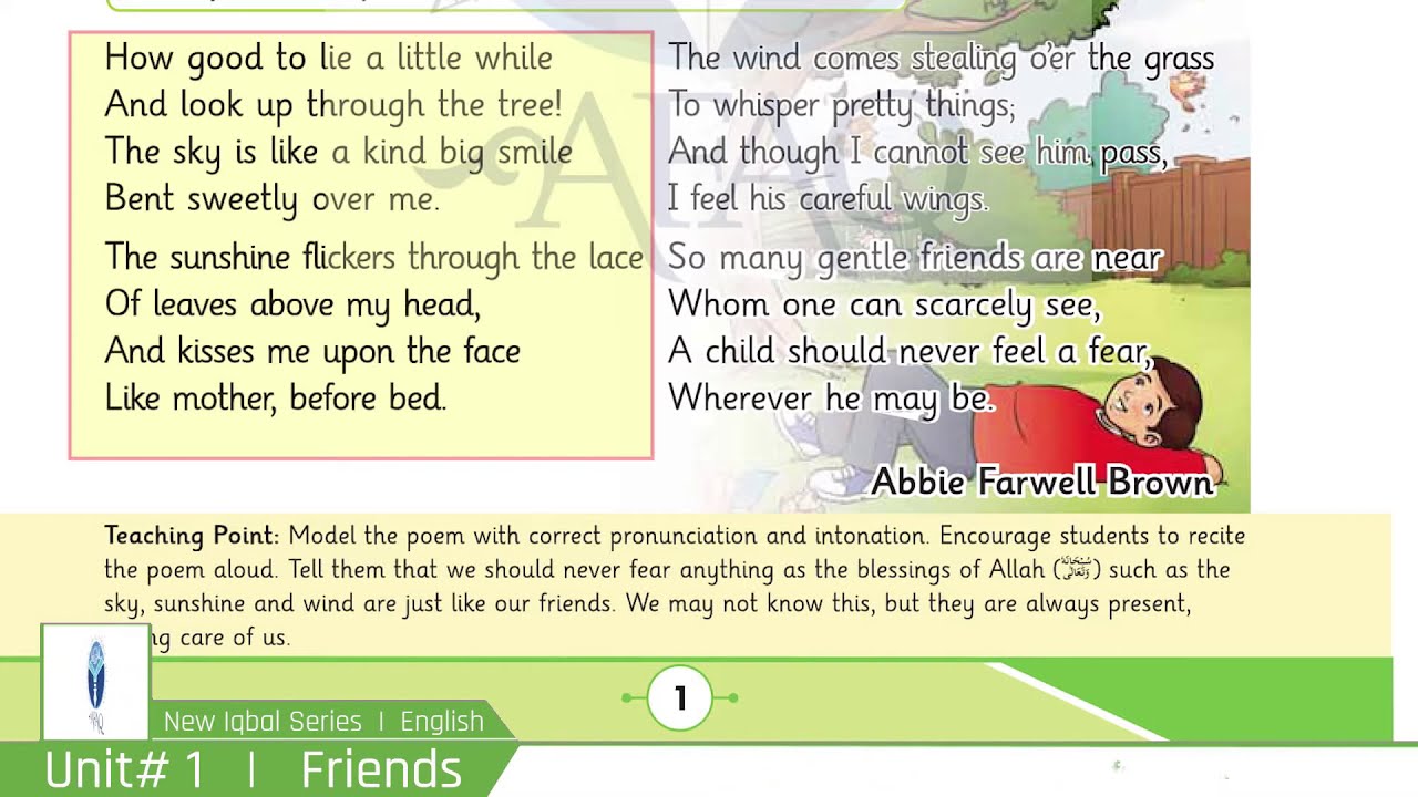 NIS Grade 05 English Chapter 01 Part 01