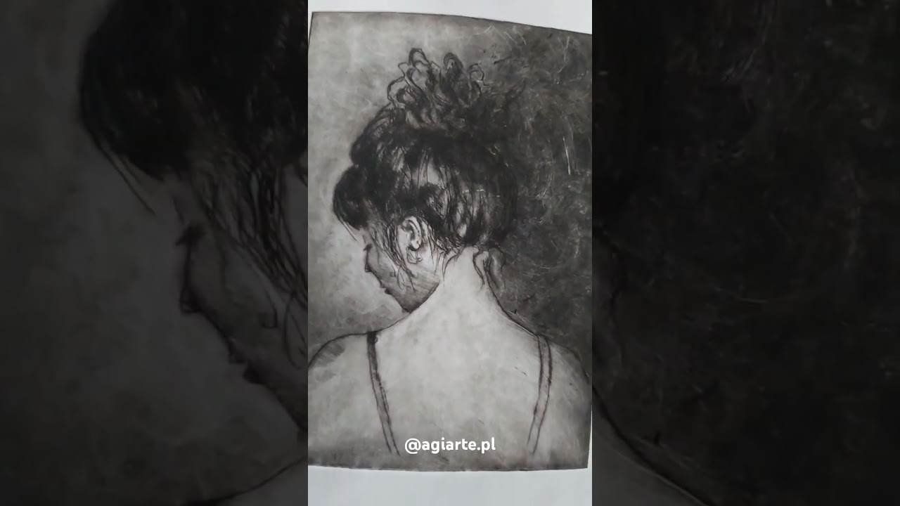 Grafika artystyczna - drypoint 