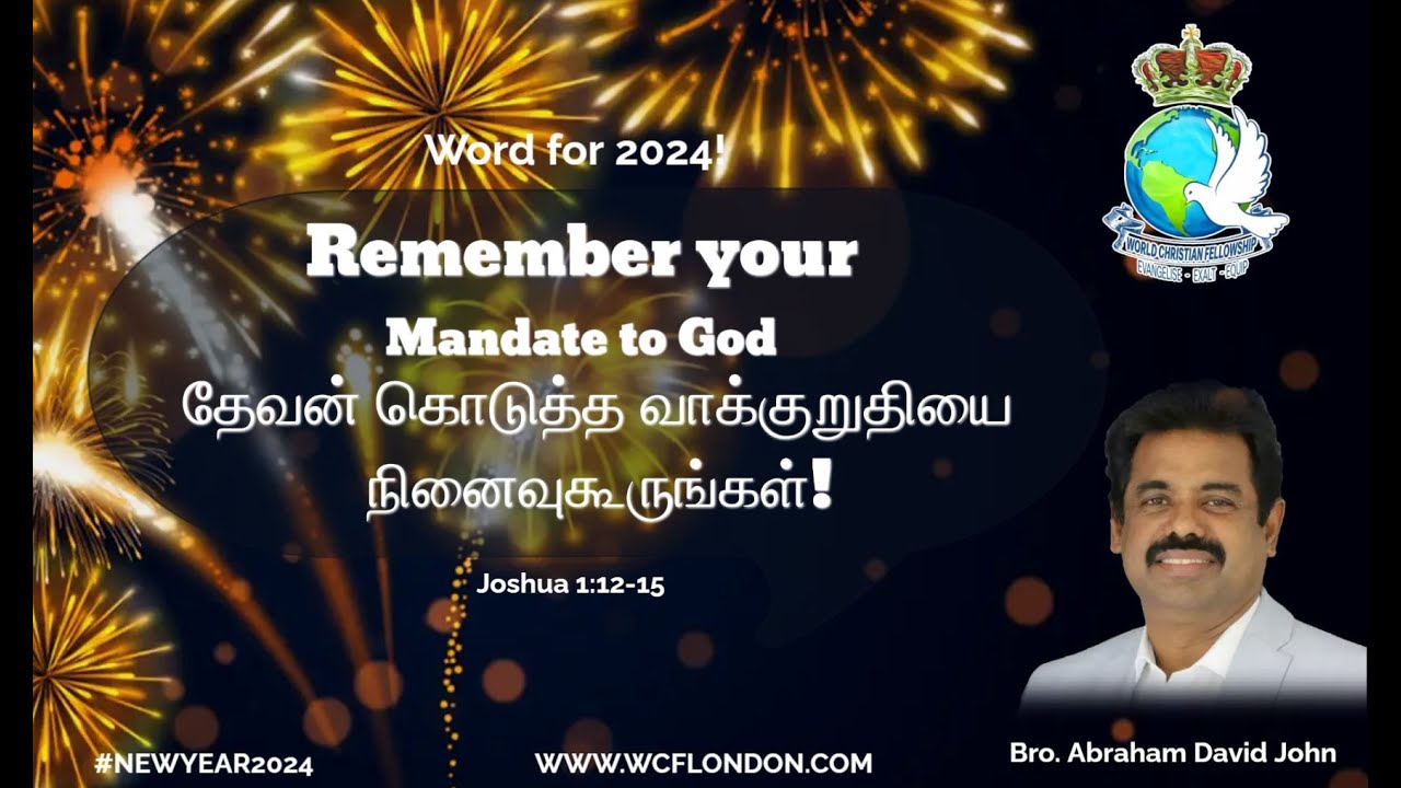 Remember your Mandate to God !
