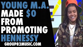 Young MA Made $0 From Promoting Hennessy