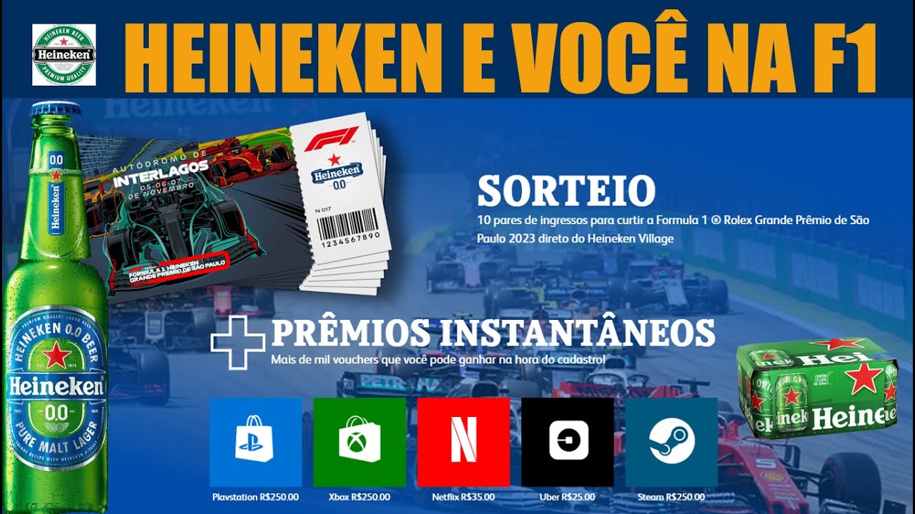 VOCÊ NA FÓRMULA 1 COM HEINEKEN 0.0 (27/10/2023)