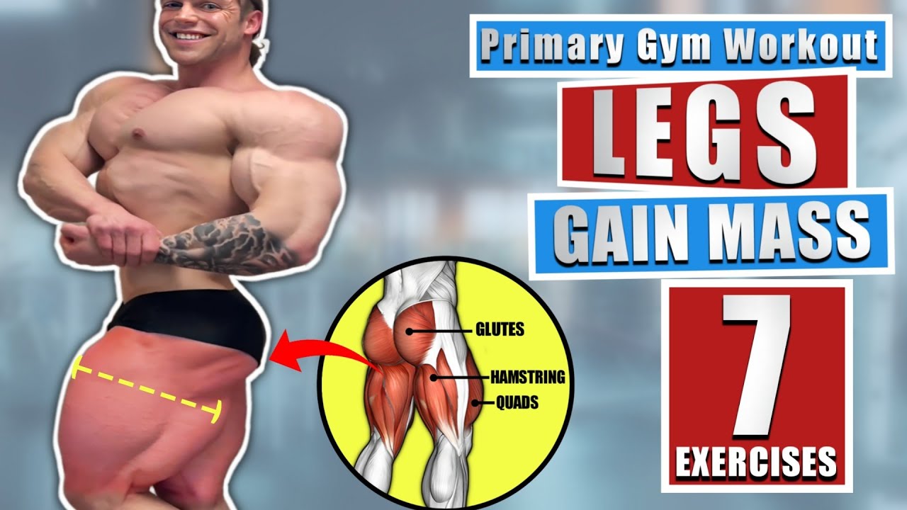 Best leg workout at gym for mass - Bigger Legs - YouTube