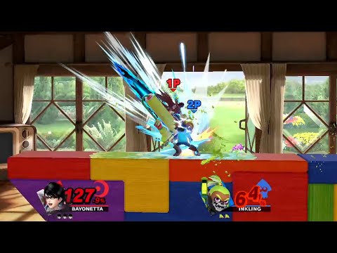 すっぽぬけ反転上B【スマブラSP】【ベヨネッタ】