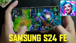 Samsung Galaxy S24 FE League of Legends Wild Rift Test With FPS Meter & Battery Test - Exynos 2400e