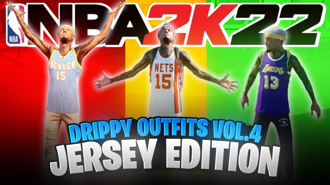 BEST DRIPPIEST OUTFITS ON NBA 2K22! JERSEY EDITION (VOL 4) 👟🔥 YouTube