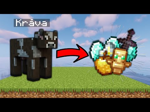 Minecraft Krava Minecraft, ale KRÁVA dává NEJLEPŠÍ VĚCI ! 🐄💎 - YouTube