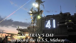 Veteran's Day on board the U.S.S. Midway