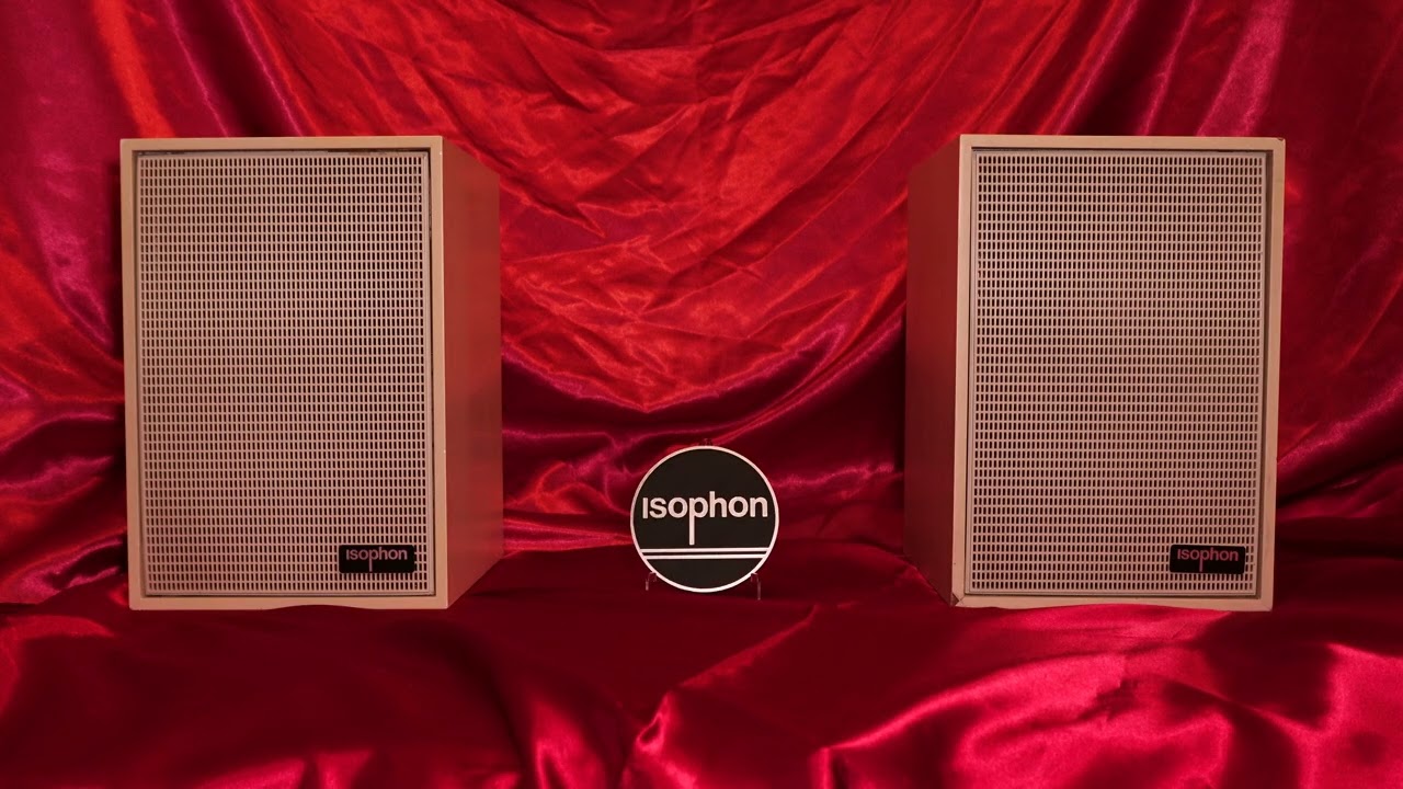 Isophon B20/4 EXCLUSIV-HIFI-STEREOBOX Made in Germany 2Way Vintage Speaker (Country Pop)
