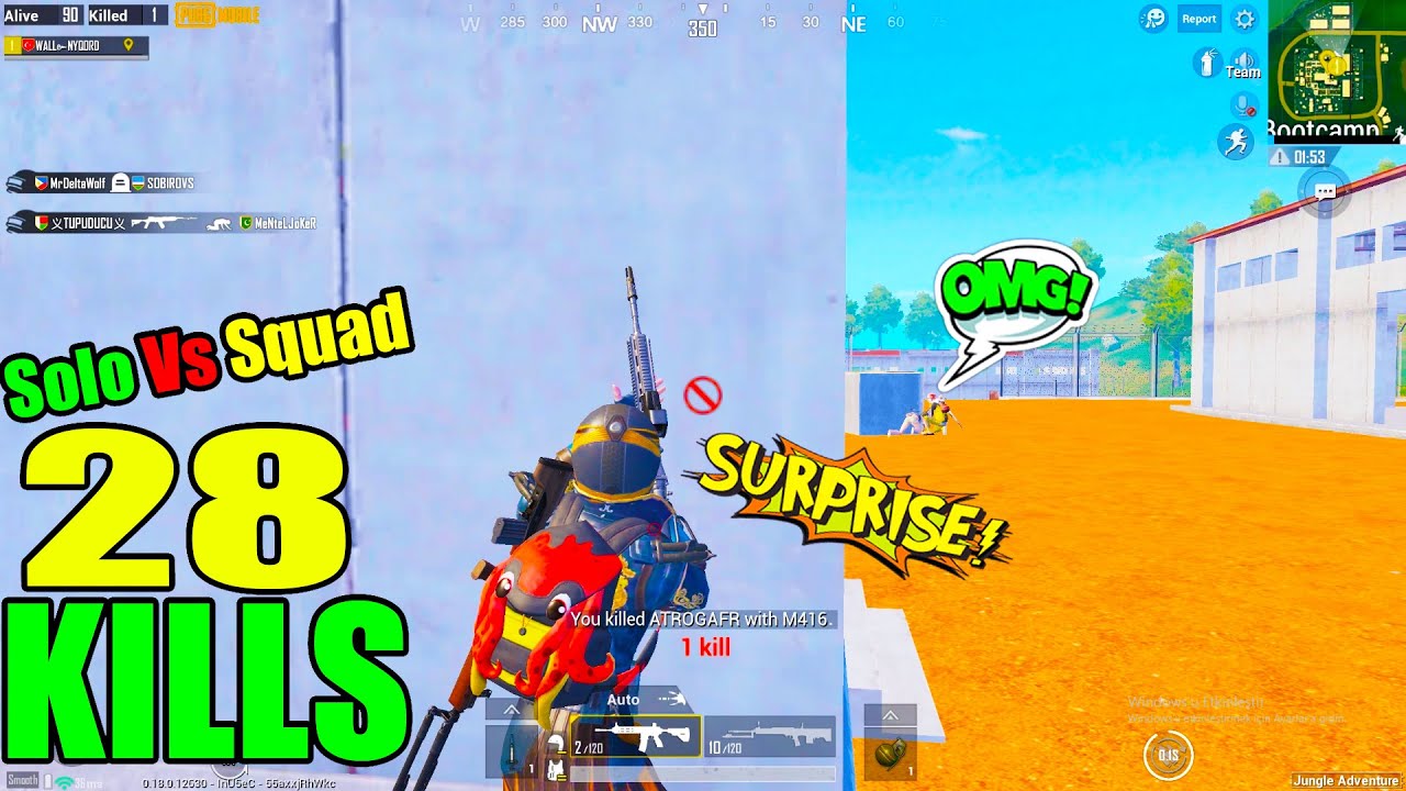 BEST GAMEPLAY in | EMULATOR | SOLO VS SQUAD | PUBG MOBILE #15 - YouTube