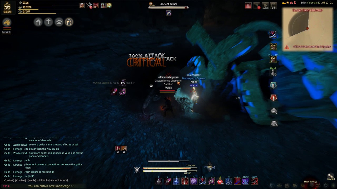 [Black Desert] Last Kutum Ever Edan 2-10 Man Level 56 Ninja POV