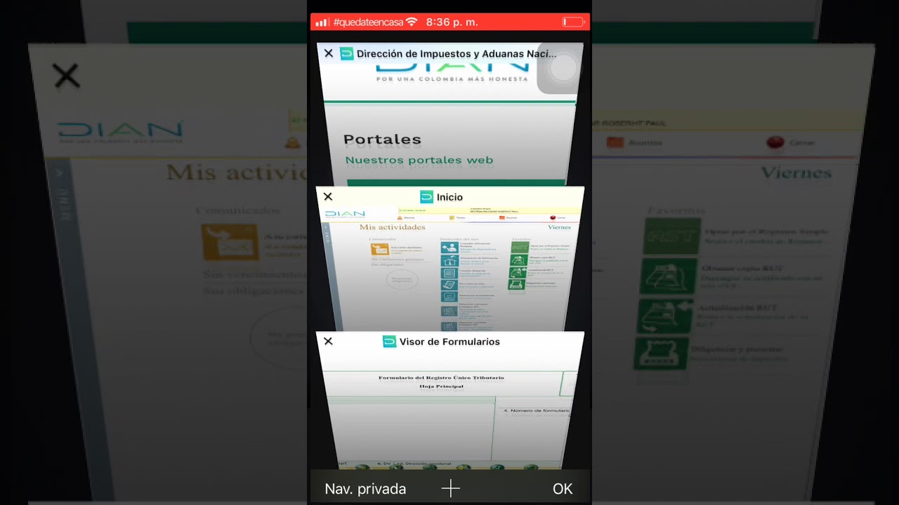 Como Actualizar el Rut DIAN