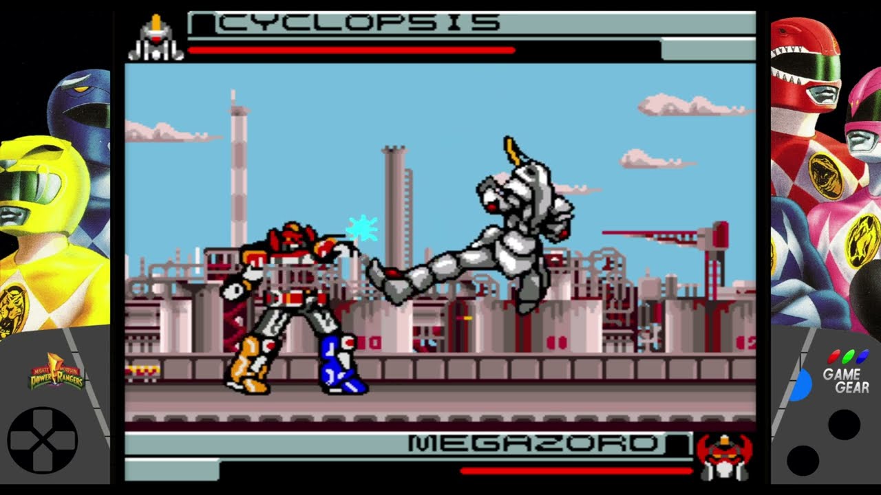 Mighty Morphin Power Rangers (Sega Game Gear) VS Mode Cyclopsis
