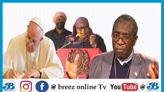 Ujumbe Wa Baba Mtakatifu Kwa Askofu Niwemugizi Wasomwa Mbele Ya Raisi Samiaask Kilaini Autafsiri