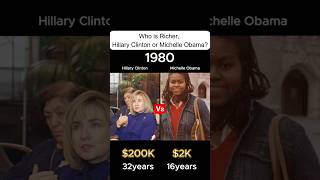 Famous Hillary Clinton VS Michelle Obama :Who is richer(Networth comparison)#networth #networthcomparison Net Worth