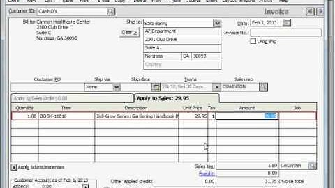 Sage 50 Tutorial The Sales/Invoicing Window Sage Training Lesson 6.6