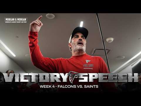 Kevin Stefanski's Locker Room Speech After Monday Night Football WIN over the Saints | Falcons