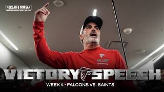 Kevin Stefanski's Locker Room Speech After Monday Night Football WIN over the Saints | Falcons