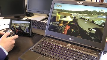 Nvidia Shield Tablet streaming F1 2013, Skyrim and Grid 2 from MSI gaming laptop