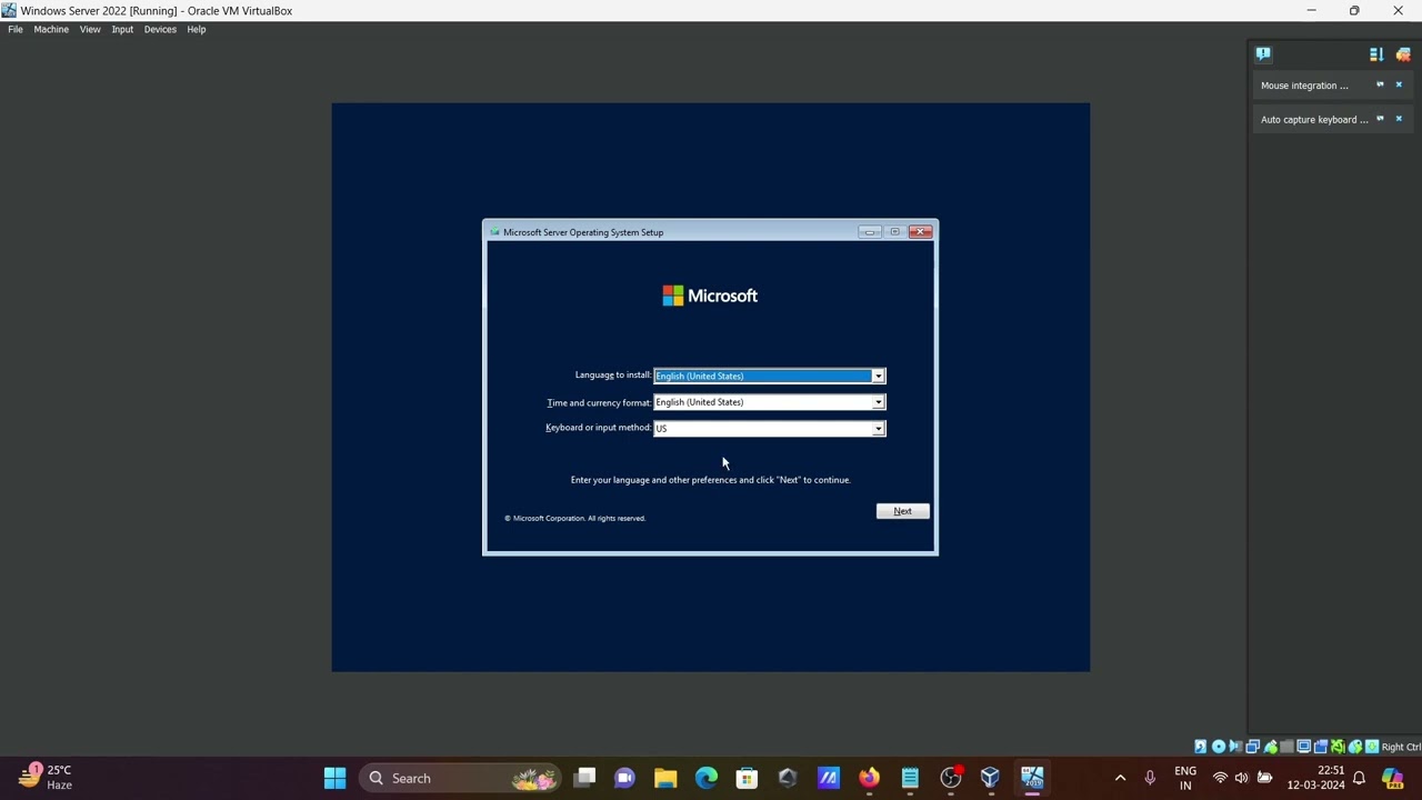 How to install Windows Server 2022 on VirtualBox  2024