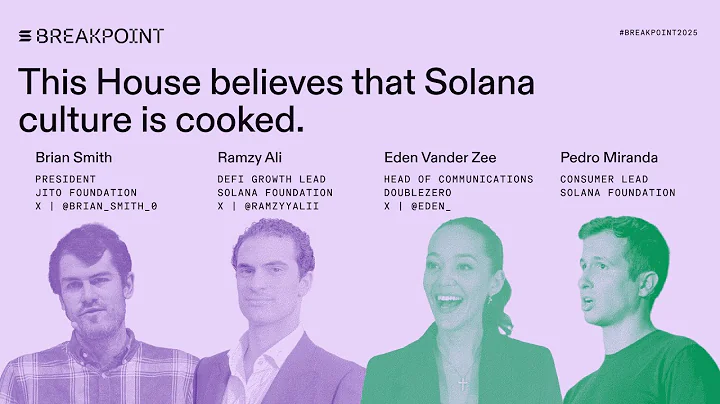 Breakpoint 2025: This House believes that Solana culture is cooked.