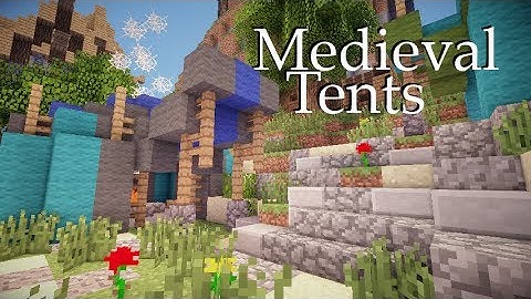 Minecraft Medieval Tents Tutorial