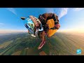 Mountain biker becomes first to ride off a hot air balloon • FRANCE 24 English