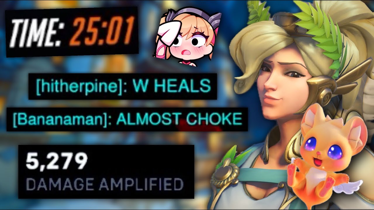 Insane Endless Overtime Match!: Mercy Gameplay - Overwatch 2