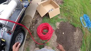 Upgrading my 1/2 Softwash hose to 5/8. Testing distance and volume. Is it better? You tell me....