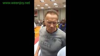 UNCENSORED Arnold Schwarzenegger gets attacked in South Africa