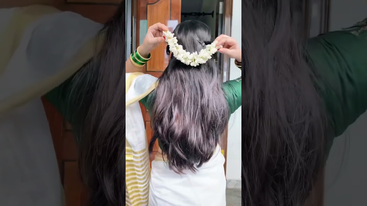 Onam Hairstyle 😍 @Itsshriii  