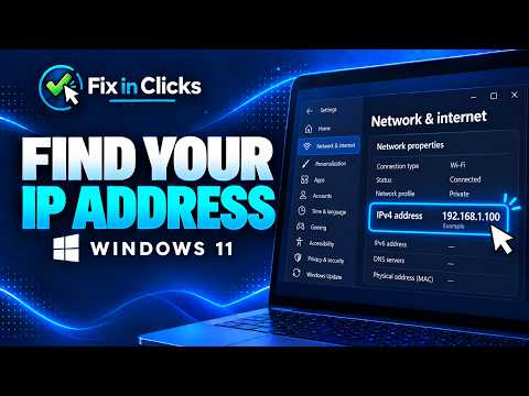 How to Find Your IP Address in Windows 11