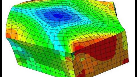 Tiled endothelial cell under pulsing shear flow