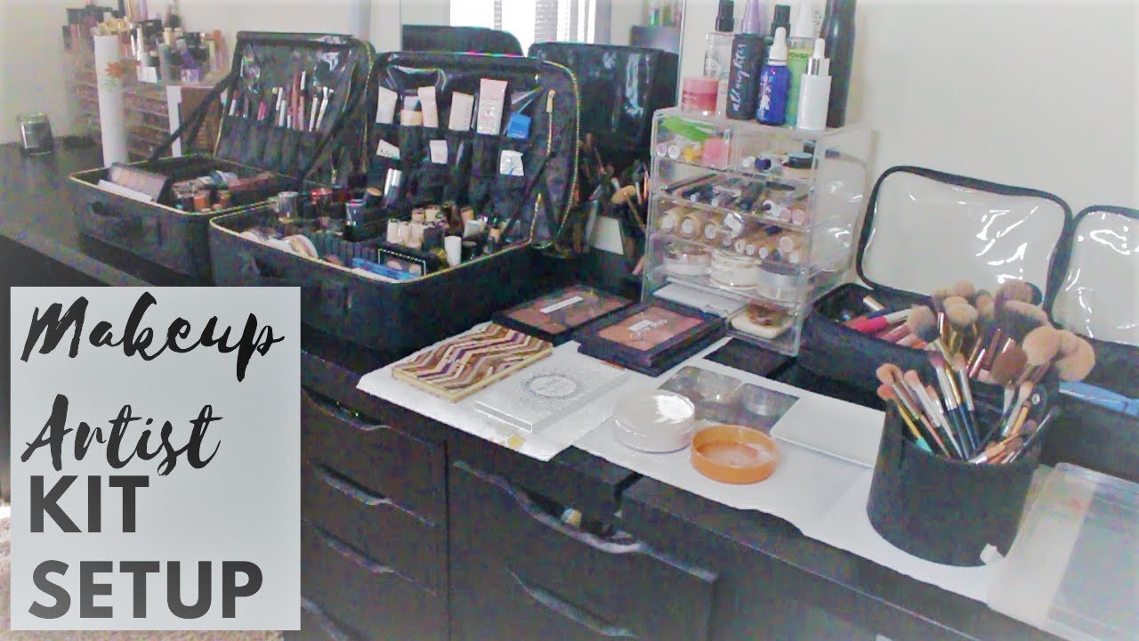 Makeup Artists How To Set Up A Professional Kit Youtube