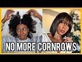 NO MORE CORNROWS | HOW I WEAR MY NATURAL HAIR UNDER WIGS