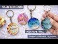 Custom Resin Keychain Making 🔥| How To Make Resin Keychain ❣️ | Resin Keychain kaise banaye 🫰