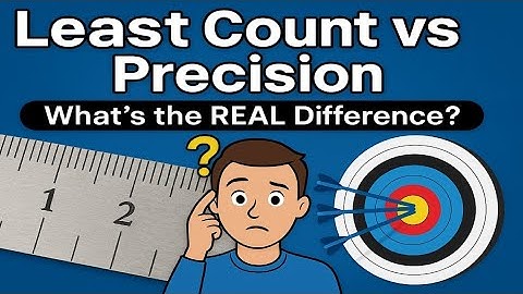 Least Count vs Precision | Understand the Key Difference in Seconds!