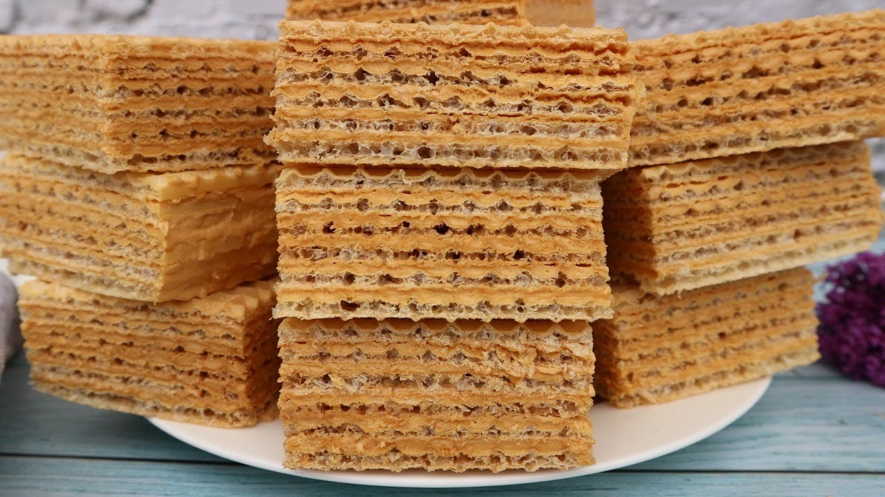 3 Zutaten Waffelkuchen ohne Backen / 3 ingredient no bake waffle cake