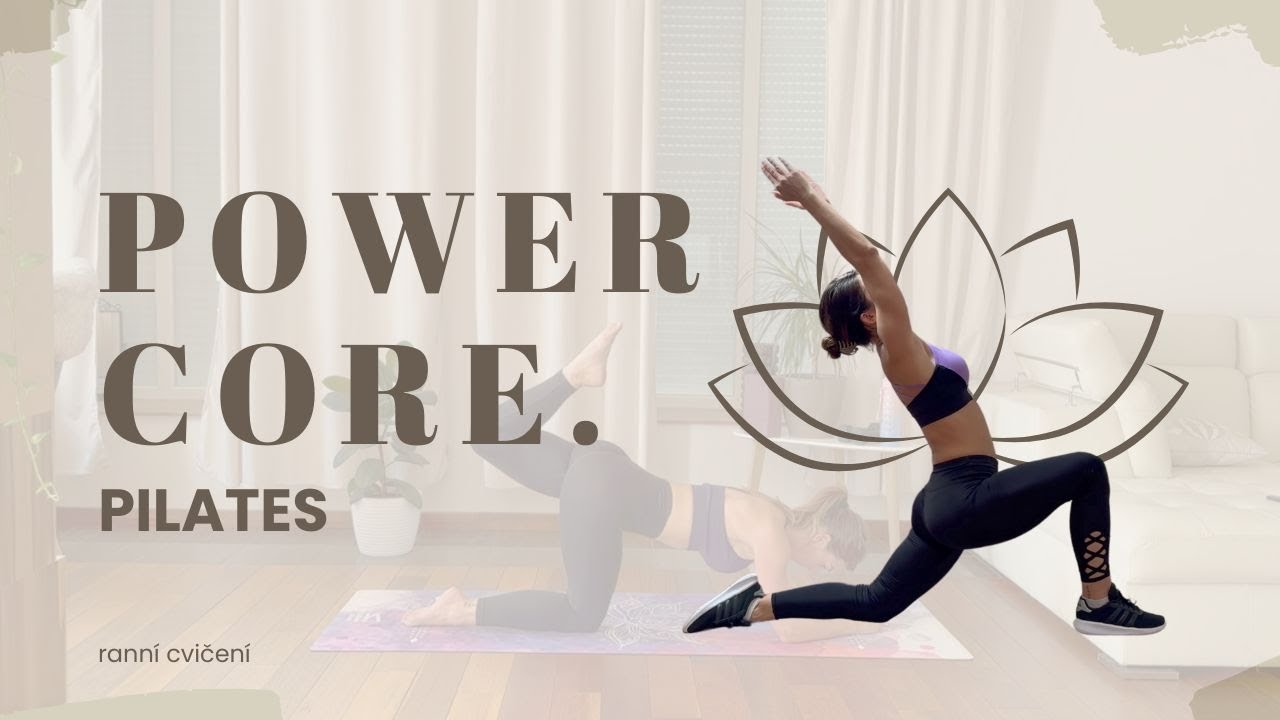 28 min | Power core 🔥🌸 Pilates | Ranní cvičení 🌼🌸 Fitanet.cz
