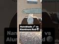 Nanoblade 🪚 vs Aluminum Rod 🪙#Satisfying #Experiment #ASMR #NanoBlade #Science