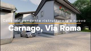 (1071-220) CARNAGO - CASA INDIPENDENTE CON BOX