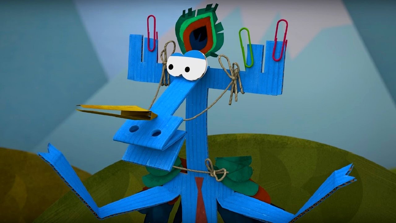 Бумажки - Бумажная приманка - мультфильм для детей - поделки своими ...