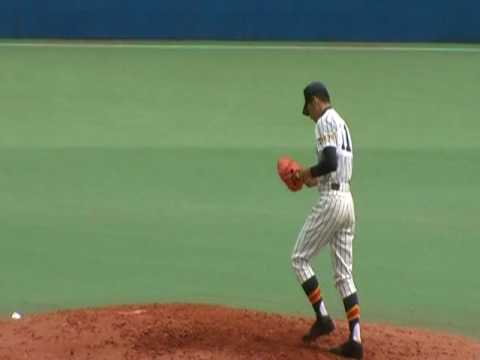 伊藤拓郎(帝京1年) 平成21年度秋季東京都大会 準々決勝（対成立学園）