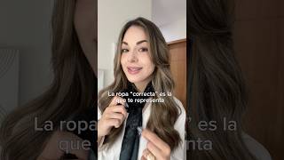 La ropa “correcta” para tener una imagen atractiva es la que te representa, es decir👇🏻👇🏻👇🏻