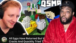 All Eggs Have Returned But With Cracks And Quackity Tried To Take Tallulah QSMP | REACTION