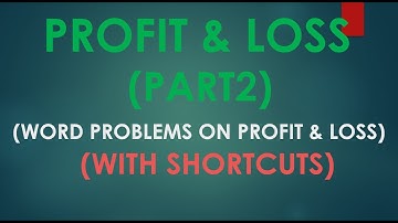 How to solve word Problems on Profit & Loss (Part2) with Shortcuts #cat  #gmat  #bank