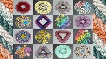 The Ultimate Spirograph Compilation: 16 Stunning Designs in One Epic Video! ｜ by HY