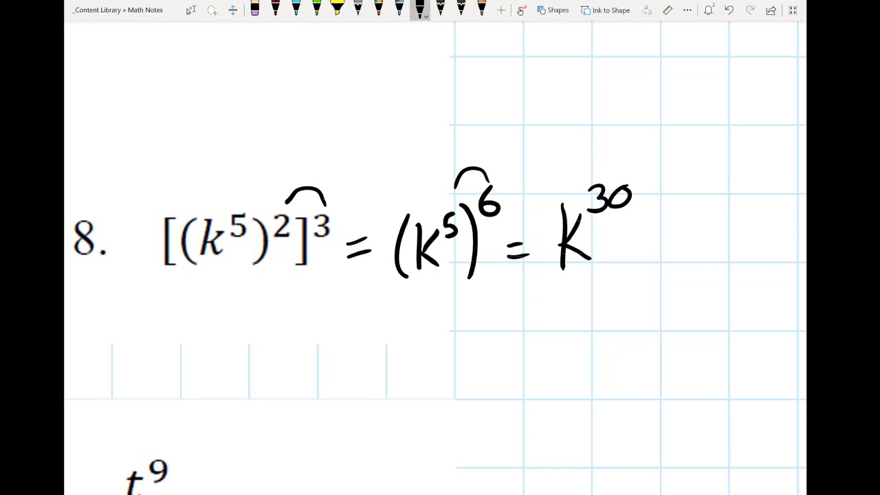 SELECT ALGEBRA Exponent Rules Lesson (Extra Practice) - YouTube
